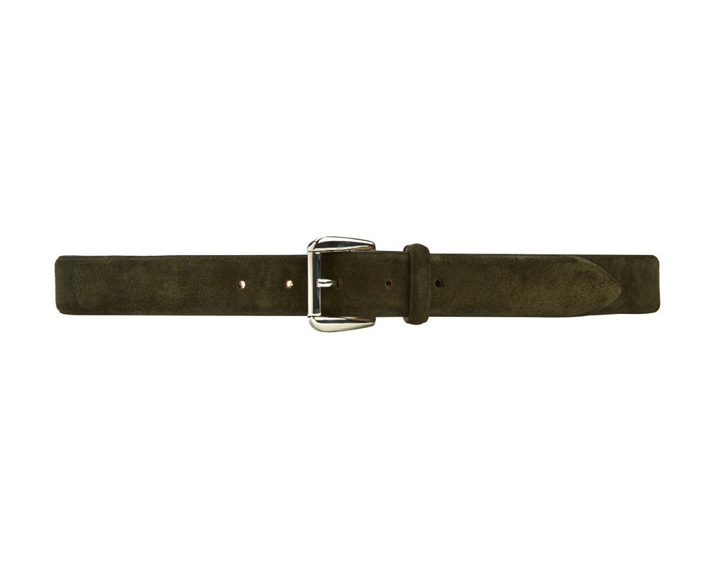 Mount Belt - Olive Suede