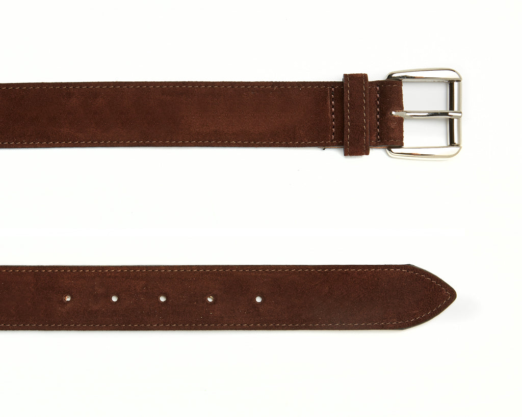 Chiltern Belt - Brown Suede